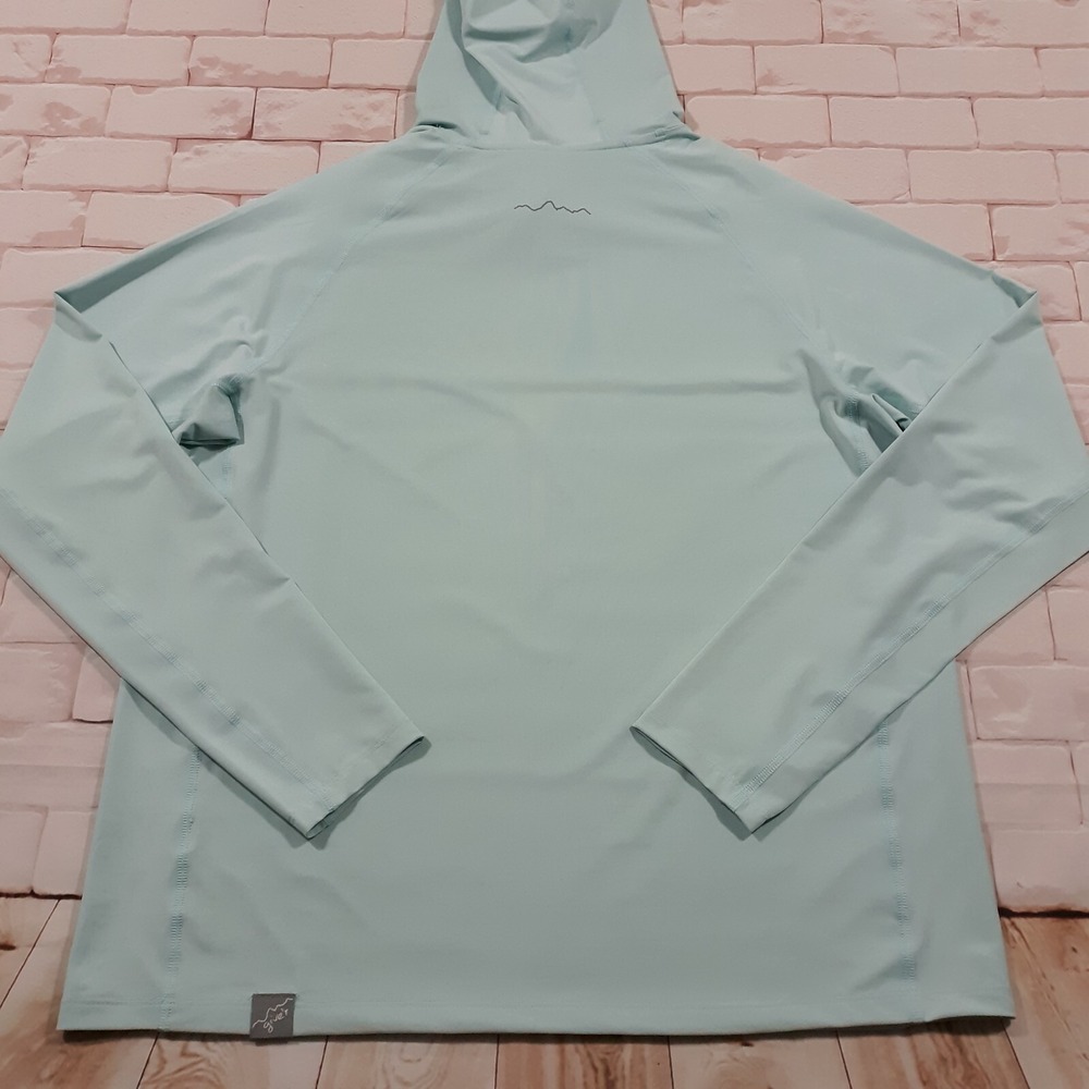 Give'r Hoodie Pullover Mens Medium Jackson Hole Wyoming Outdoor FIshing Hiking - Picture 12 of 13